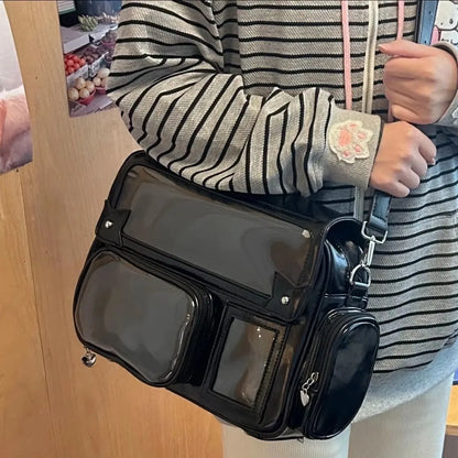 Y2K Harajuku Transparent Window Ita Bag Crossbody Shoulder Bag