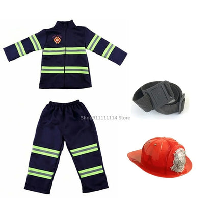 Halloween Kids Firefighter Uniform