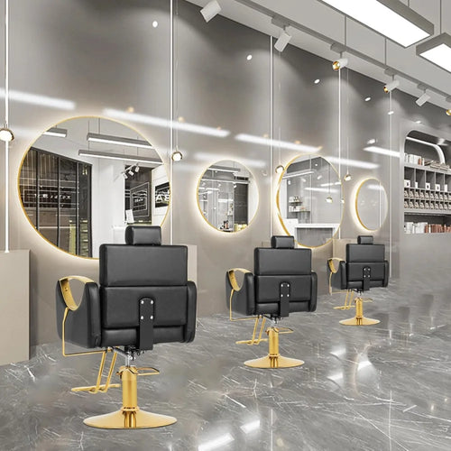 360° Swivel Hair Stylist Barber Chair with Headrest