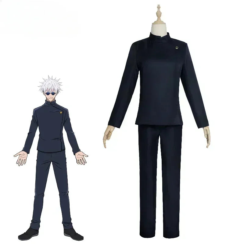 Jujutsu Kaisen Gojo Satoru High School Uniform Cosplay Set