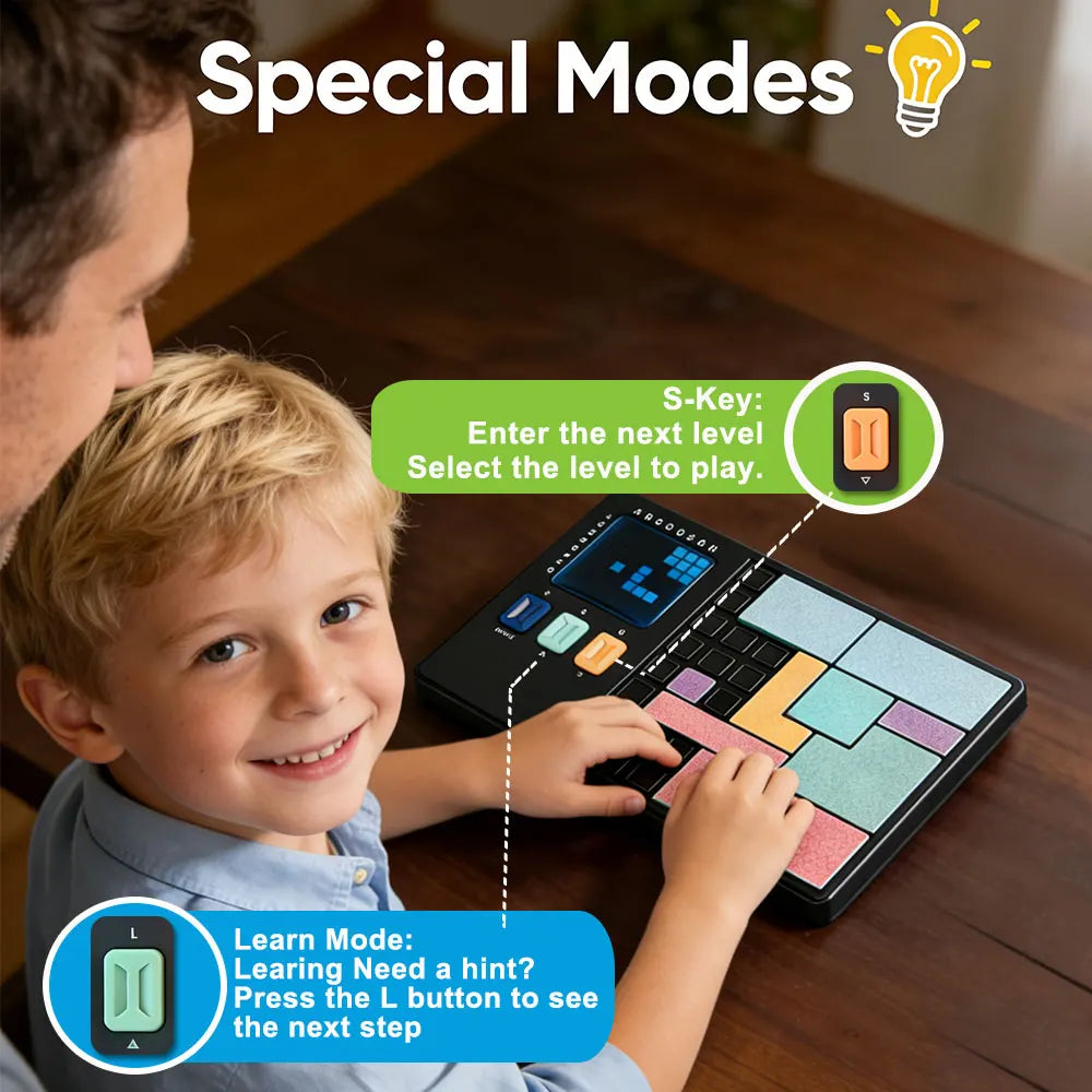 Smart Electronic Slide Puzzle & STEM Logic Game