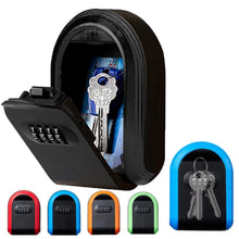 Key Lock Box with Small 4 Digit Combination Wall Mounted