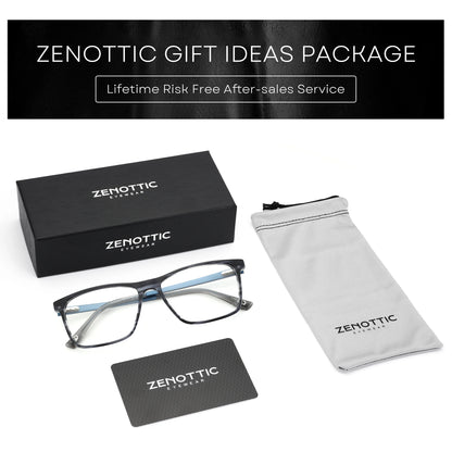 ZENOTTIC Japanese Style Square Glasses