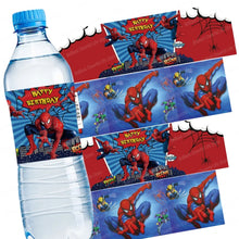 Multipack  Super Hero Water Bottle Label Stickers