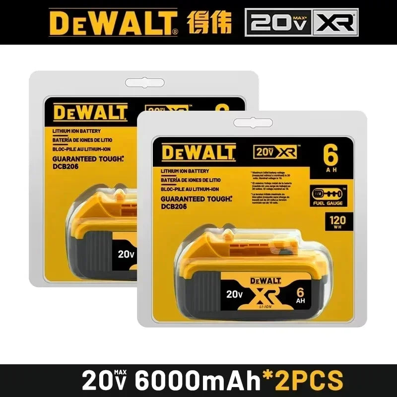 DeWalt 20V Max 6.0Ah Lithium-Ion Power Tool Battery Replacement