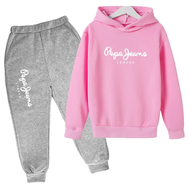 Kids' Tracksuit Hoodie & Pants Set