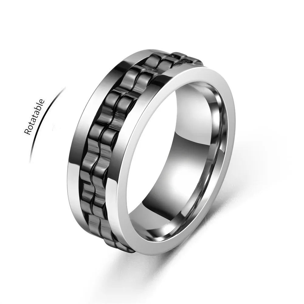 Anti Stress Stainless Steel Ring