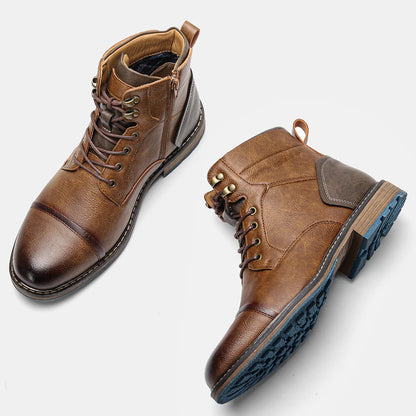 Men’s Retro Leather Ankle Chelsea Boots