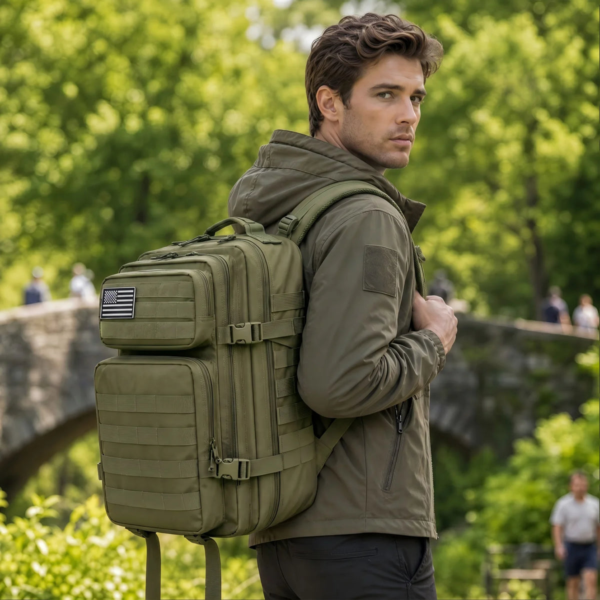 45L Tactical Molle Travel Backpack & Rucksack
