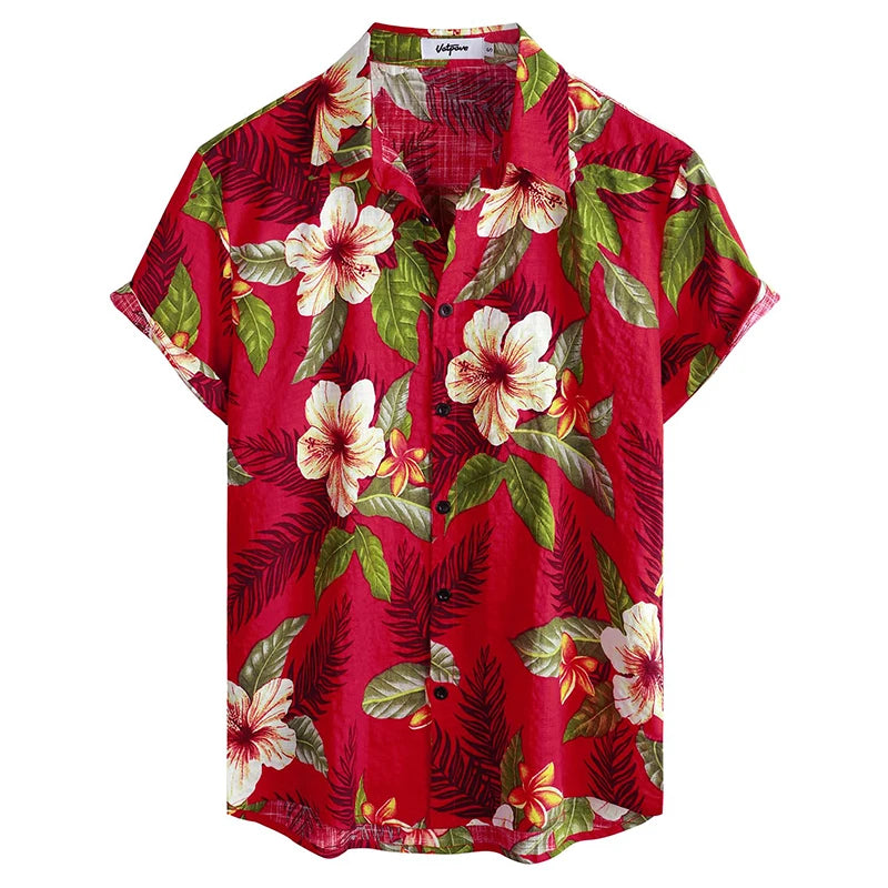 Hawaiian 3D Full Floral Print Short