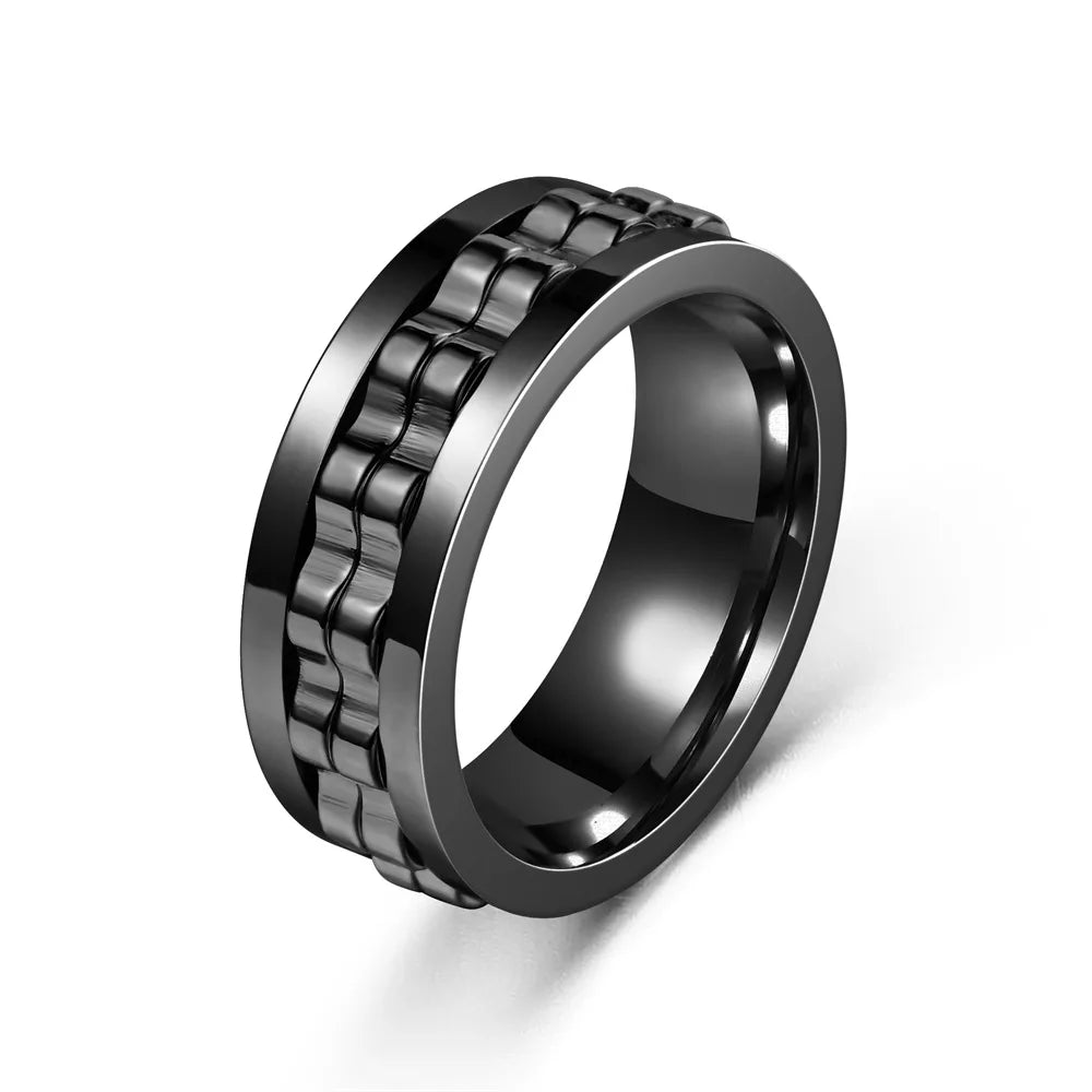 Anti Stress Stainless Steel Ring