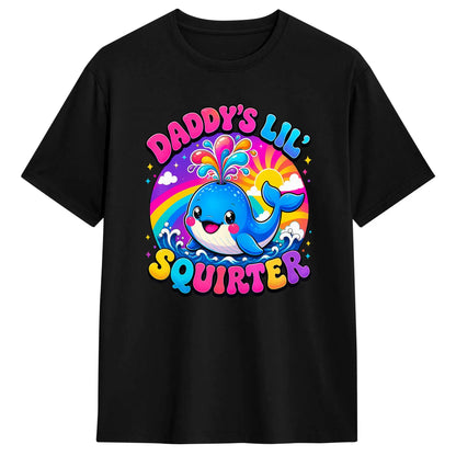 Funny Whale Graphic Cotton T-Shirt