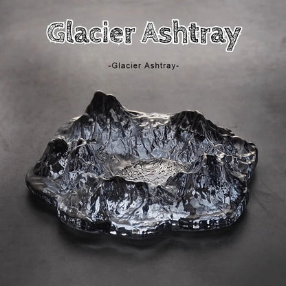 Glass Glacier Crystal Ashtray