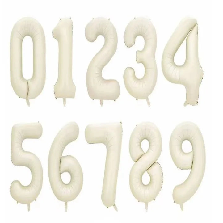 40-Inch Large Foil Number Balloons