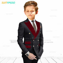 Slim Fit Peaked Lapel Formal Blazer and Pants Two Piece Suit