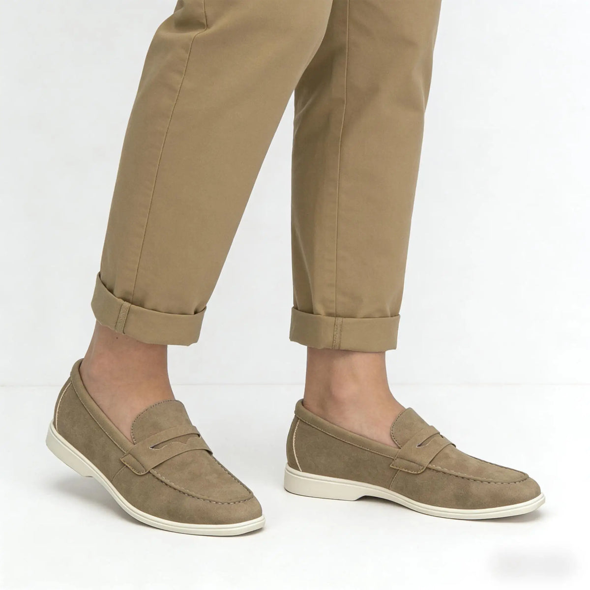 Men's Faux Suede Slip-On Loafers