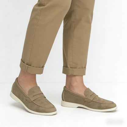 Men's Faux Suede Slip-On Loafers