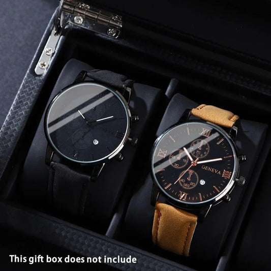2 Pcs Wristwatch Set