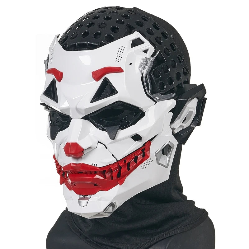 Futuristic Cyberpunk Geometric Mask