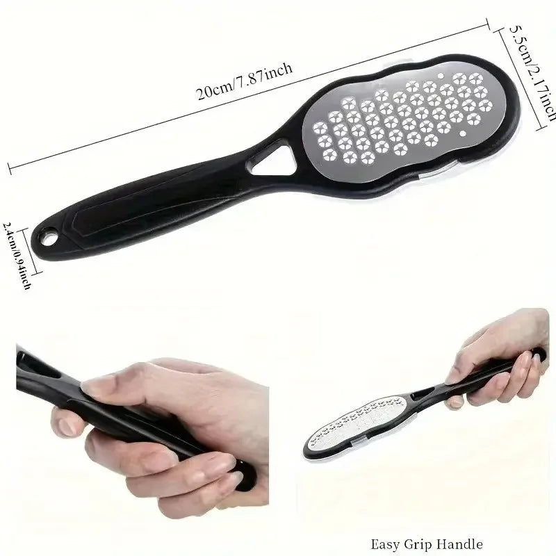 Professional Ergonomic Stainless Steel Foot File & Callus Remover