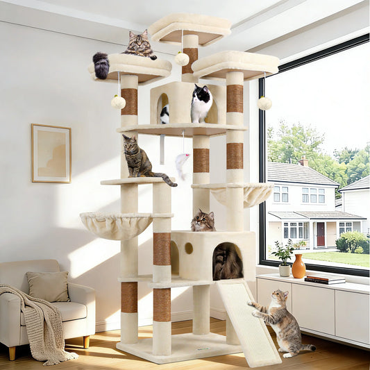 Globlazer 83" Multi-Level Big Cat Tree Tower
