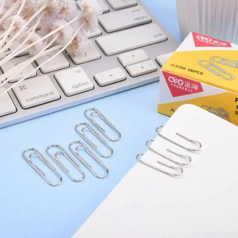 Metal Silver Paper Clips for Paperwork