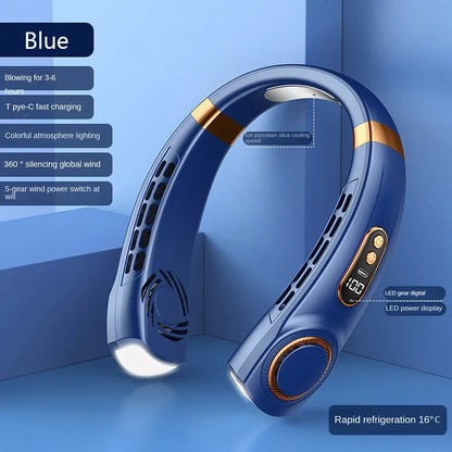 Portable Bladeless Mini Hanging Neck Fan