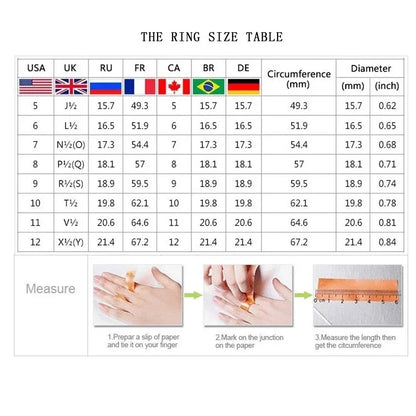 Classic Gold Plated Domineering Square Cut White Zircon Ring