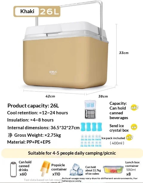 Portable Insulated Cooler