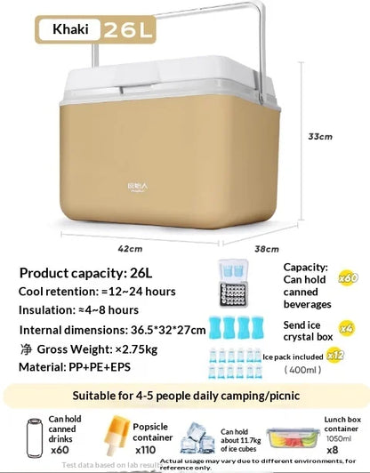 Portable Insulated Cooler