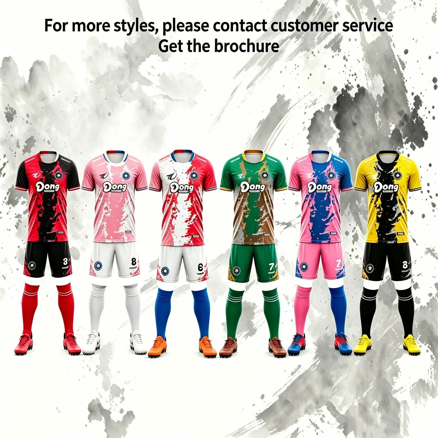 Customized Team Sublimated Soccer Jersey Set