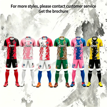 Customized Team Sublimated Soccer Jersey Set