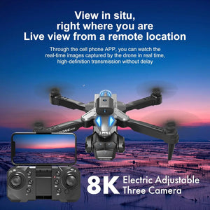 Foldable Camera Drone Four Direction Obstacle Avoidance 360° Flips One-Key Take Off/ Landing