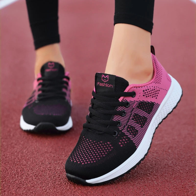 Casual Breathable Two-tone Sneakers