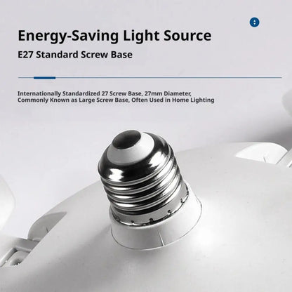 Drone-Style LED Ceiling Fan Light with Remote Control