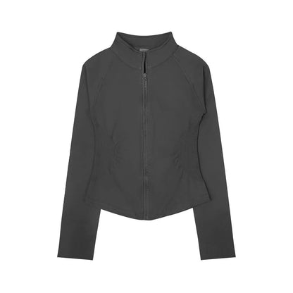 Zippered Seamless Athletic Top
