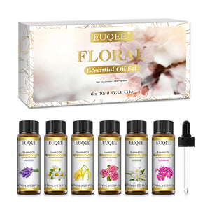 EUQEE 6 Bottles Essential Oils Set