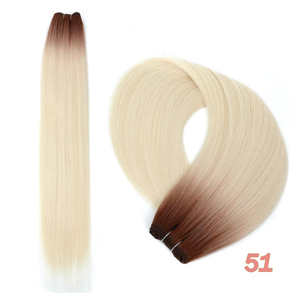 Bone Straight Synthetic Hair Bundles