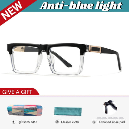 VICKY Geometric Square Large Frame Design Reading Glasses