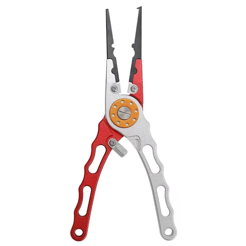 Multifunctional Aluminum Alloy Fishing Pliers & Hook Remover Tool