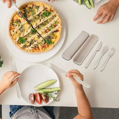 Travel Cutlery Set With Case For Kids