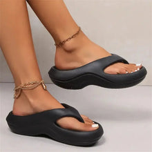 Thick Platform Bottom Clip Toe Sandals