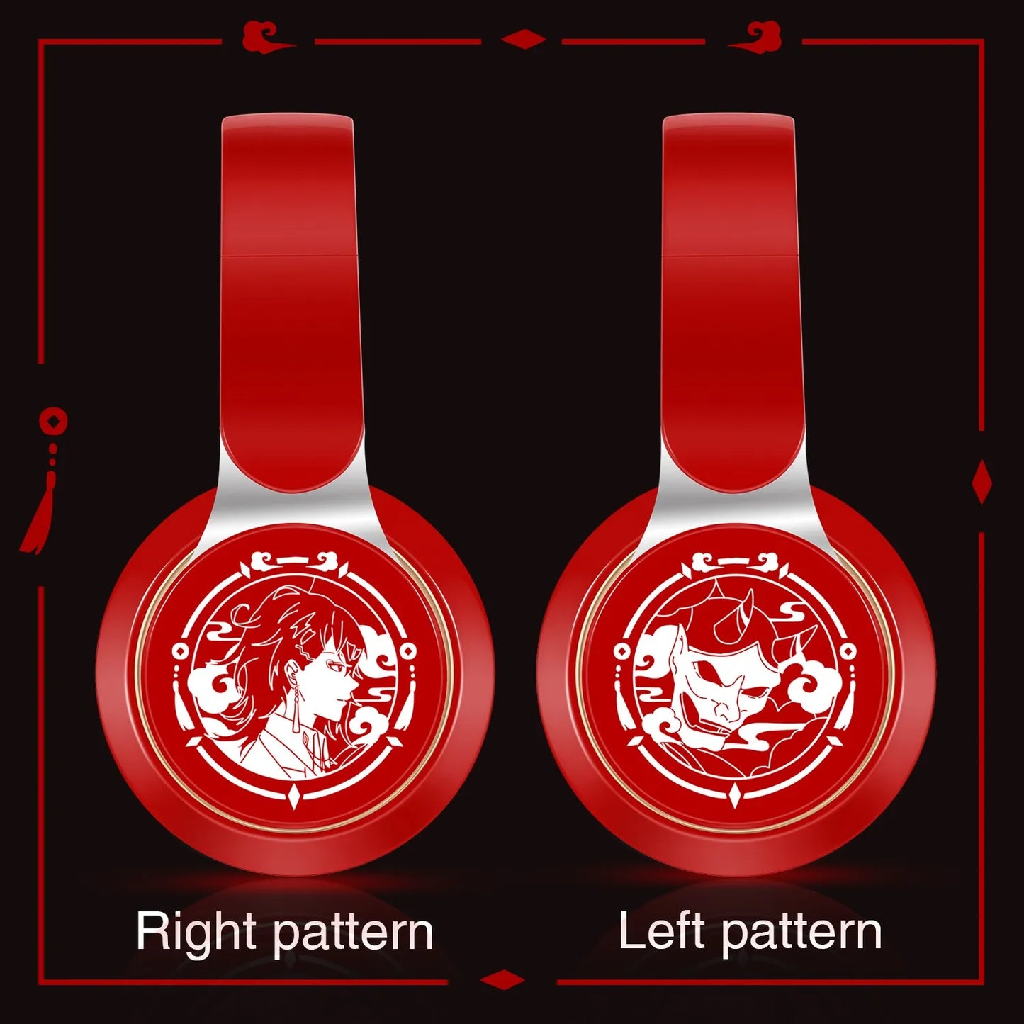 Wireless Over-Ear Bluetooth Headphones with Mic, FM Radio & MP3 Player
