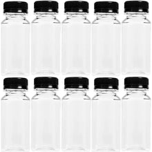 150-500ML Empty Plastic Drink Containers with Black Screw Caps