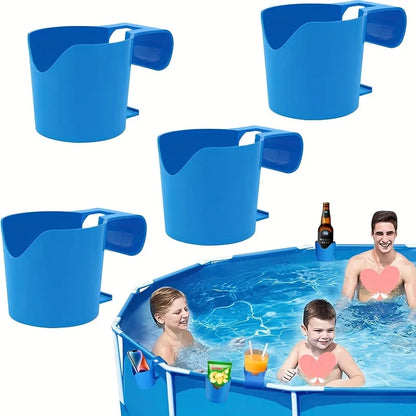 Poolside Cup Holder for Above-Ground Swimming Pools