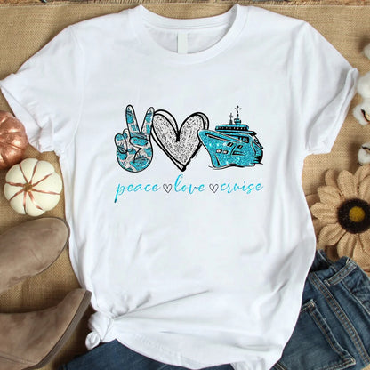 Women’s Spring/Summer Cartoon Graphic T-Shirt – Casual Short Sleeve Top