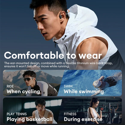 Lenovo S106 IPX8 Waterproof Bone Conduction Swimming Headphones