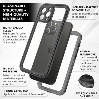 Shellbox Rugged Durable Full Seal IP68 Phone Case for iPhone