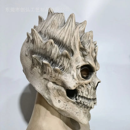 Horror Demon Skull Full-Head Latex Halloween Mask