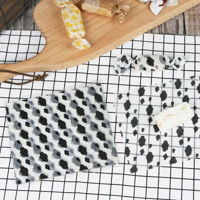 100Pcs Candy Wrappers Wax Paper Sheets